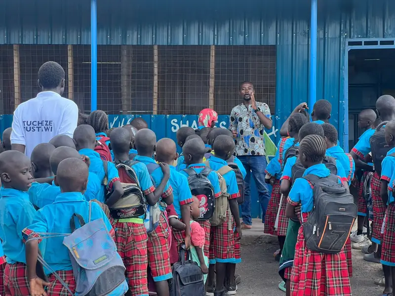 Light Academy students in Kalobeyei