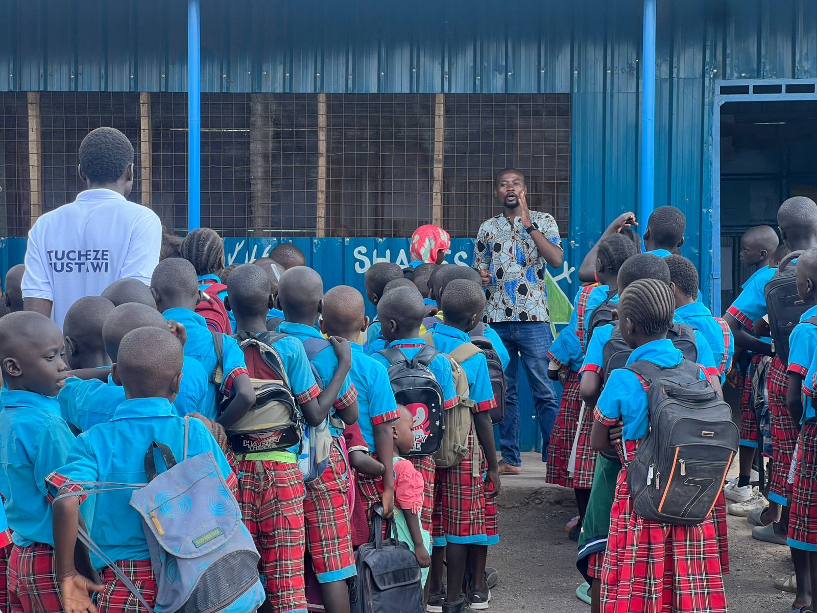 Light Academy students in Kalobeyei
