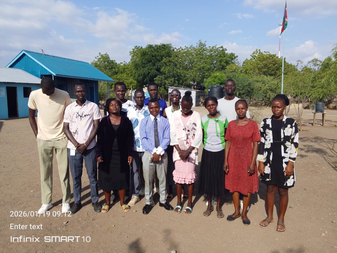 Light Academy KI4BLI passionate teaching staff and coaches at Kalobeyei refugee settlement